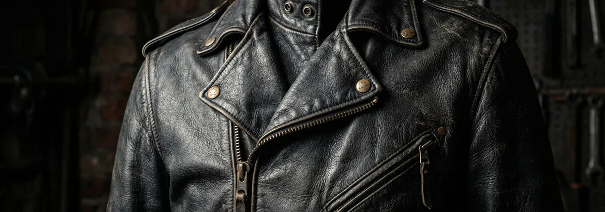 Cazadoras de Moto de Cuero para Hombre