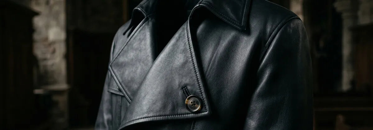 Abrigos de cuero para hombre para el invierno