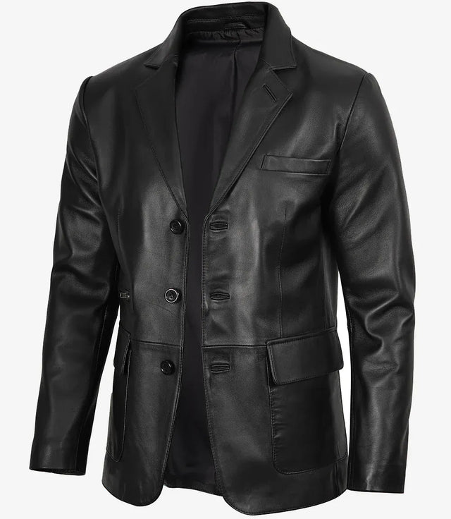 Skinnblazer med tre knappar s (Hombre)