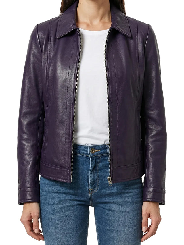 Harrington-skinnjacka l (Mujer)