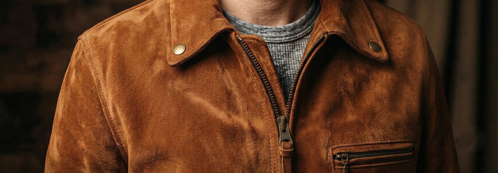 Chaquetas de ante para hombre – 100% ante auténtico